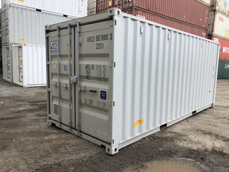 20ft New Build shipping container with easy open doors.
