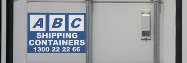 An ABC Shipping Container